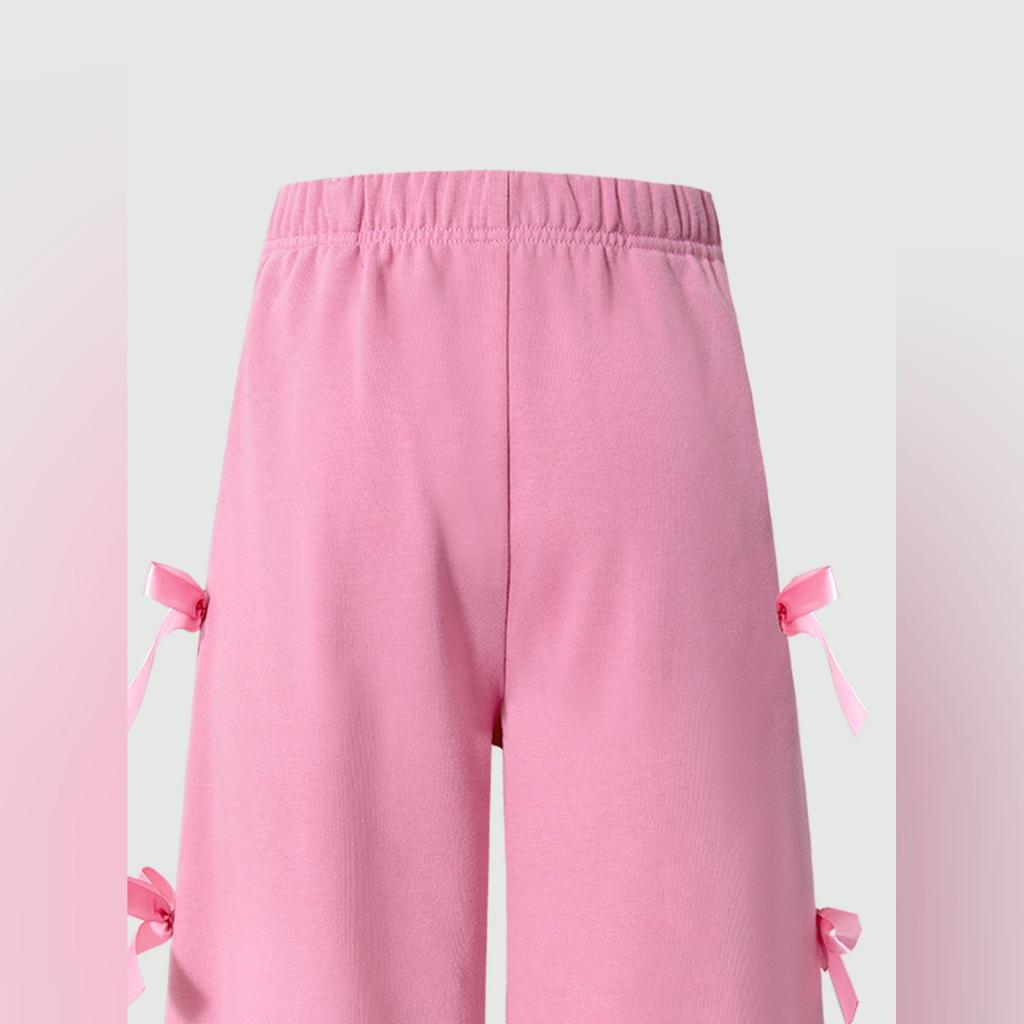 Kids Cartoon Casual Fashion Outfit Set Long Sleeve Top & Pants