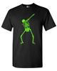 Dabbing Skeleton Halloween Funny Humor Costume DT Adult T-Shirt Tee Unisex T-Shirt