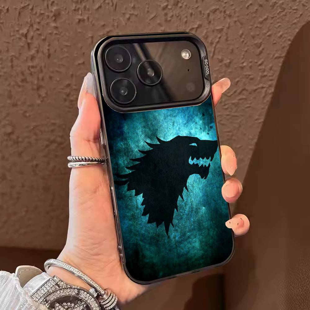 W-Winter Coming S-Stark Phone Case For iPhone 17,16,15,14,13,12,11,Pro Max,Plus Candy Silver Cover