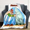 Personalisierbare Decke mit Namen und Persönlichkeit Asterix, Weich & Warm, für Sofa, Büro, Bett, Reise, Mittagspause, Geschenk, Geeignet für alle Jahreszeiten