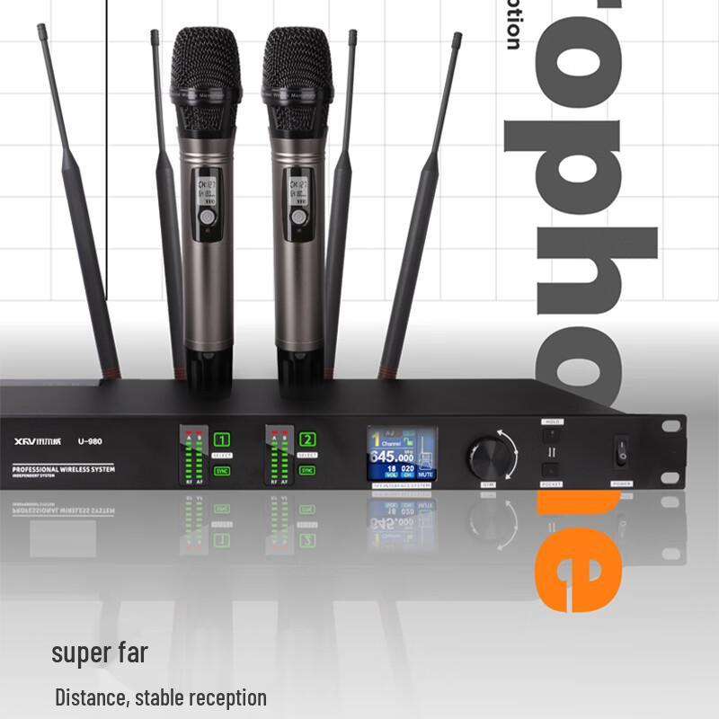 Xun Er Wei Professional True Diversity Wireless Microphone System (CN version)