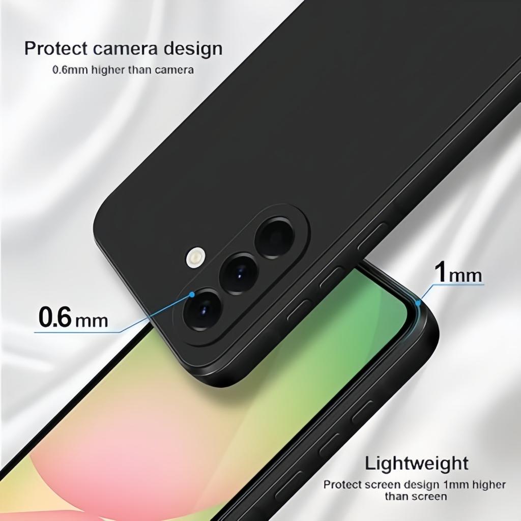 Fashion Liquid Silicone Phone Case For Samsung Galaxy A57/A37/A17/A07/A56/A36/A26/16/A06/A05S/A05, Shockproof Microfiber Lining