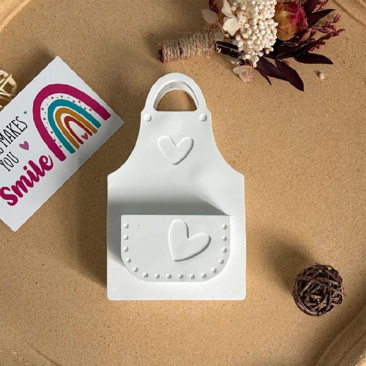 Apron Shape Silicone Planter Mold Flowerpot Molds for Crafts Resin Candle Cup Jewelry Holder Flexible and Reusable