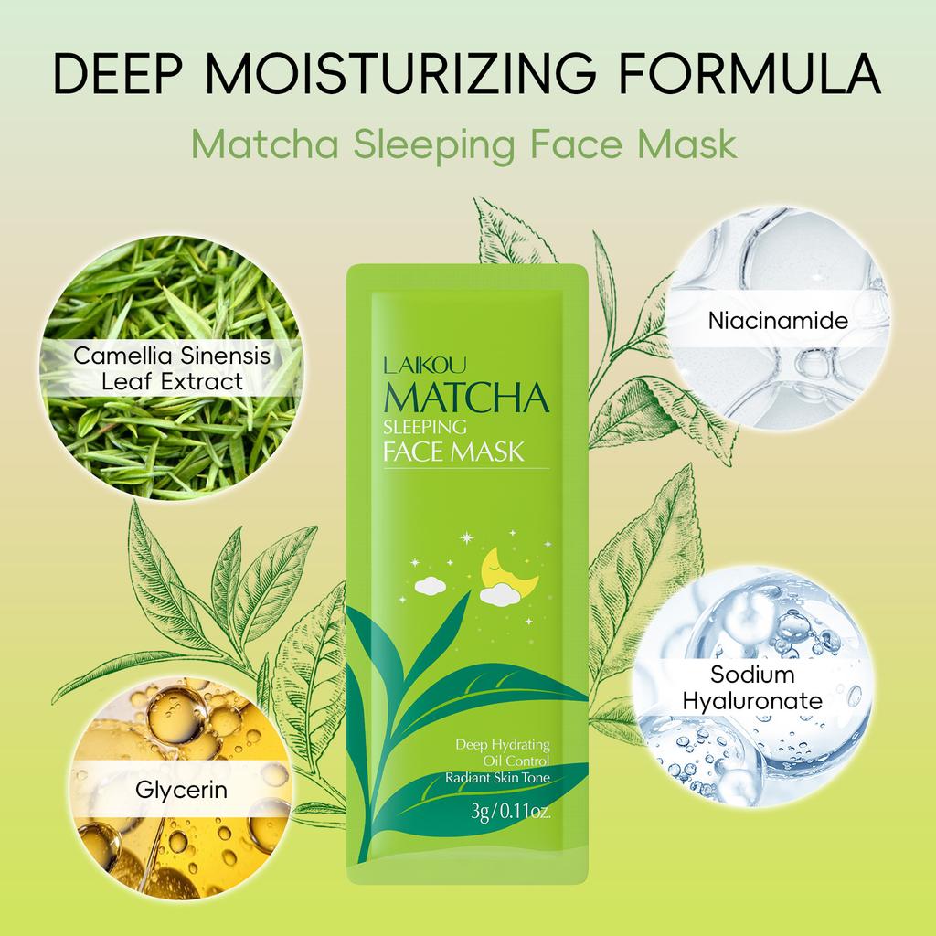 LAIKOU Cherry Blossom, Centurion, Snail Seaweed Collagen Night Facial Mask