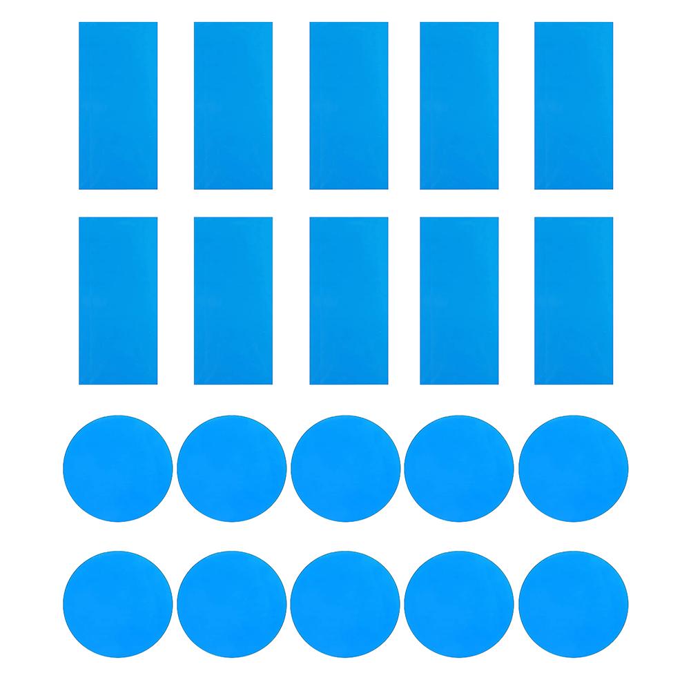 10pcs Underwater Repair Patches Self-Adhesive PVC Pool Repair Kit Multifunctional Wear-Resistant Household Accessories