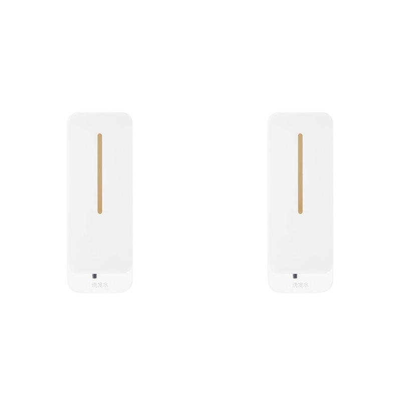 A58Z 2X 300ML Rechargeable Smart Lnduction Mobile Phone Washing Soap Dispenser Home Wall-Mounted Soap Dispenser-White белый