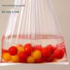 Antybakteryjna torba do przechowywania żywności z jonami srebra, gruba plastikowa w stylu kamizelki do przechowywania świeżości w lodówce