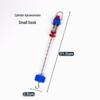 Cylindrical Spring Scale: 1N-25N with Metal Hook for Students - Round Newton Meter