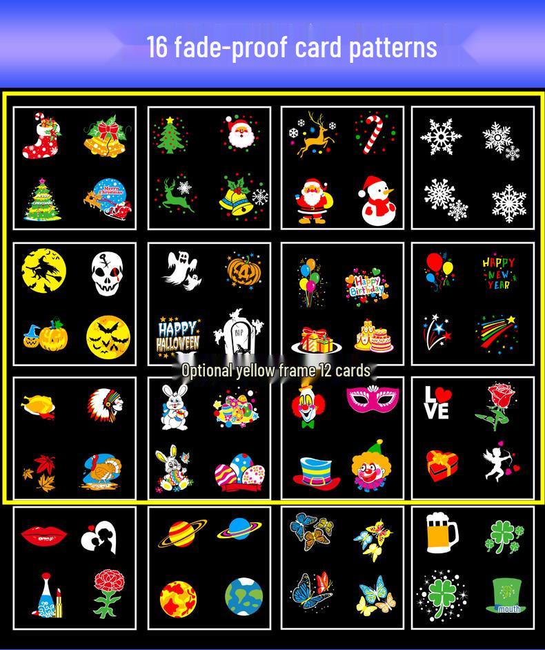 Bright Outdoor Waterproof Snowflake Projector Light for Christmas & Halloween