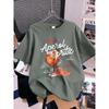 Aperol Spritz Lemon Drink Prints T-Shirt Womens Summer Short Sleeve Tops Comfortable Loose O-Neck T Shirt Sporty Clothes