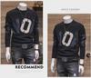 Men's 2023 Korean Style Slim Fit Letter Print Sweatshirt - Trendy, Thickened, Casual Jacket for Autumn and Winter