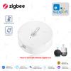 Ewelink ZigBee Akıllı Sıcaklık Nem Sensörü Pille Çalışan Uygulama Kontrollü Termometre Higrometre Kontrol Cihazı Alexa Google İçin