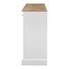Küchenvorratskammer Patchwork Farbe Großes Sideboard mit 4 Türen und 2 Schubladen Moderner Buffet-Schrank für Esszimmer Wohnzimmer