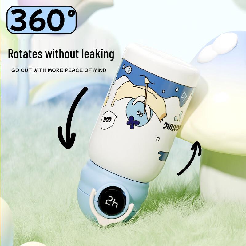 OLOEY Kids Cartoon Insulated Water Bottle