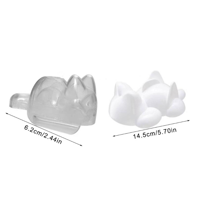 Y3NA Cats Sushi Molds Convenient Rice Molds Polypropylene Sushi Making Tool