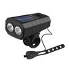 Multi-Functional Bike Headlamp – Solar Rechargeable, Electric Horn, Outdoor & Night Cycling Light for Safe Riding