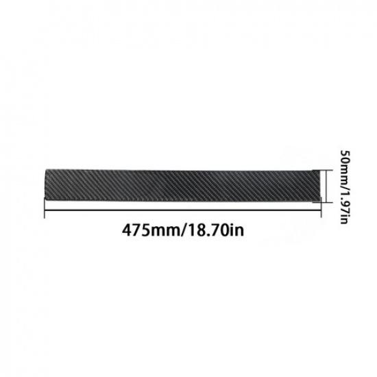 Carbon Fiber Interior Below Golve Box Cover Trim For Dodge RAM 1500 2009-12