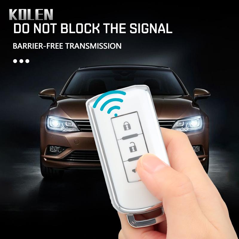 Tpu Car Remote Key Case Cover Shell Fob For Mitsubishi Outlander Asx Pajero Lancer Sport Eclipse Cross Xpander Triton Keychain