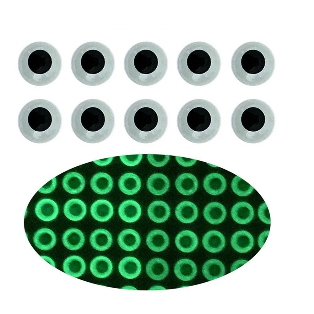 Fly Tying Jigs Crafts 3mm/4mm/5mm/6mm Fishing Bait 3D Holographic Fishing Luminous Fish Lure Eyes