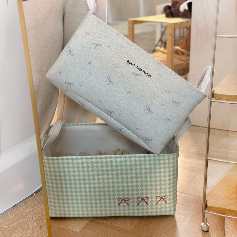 Thick Canvas Storage Box for Clothes and Pants - Dormitory and Home Use