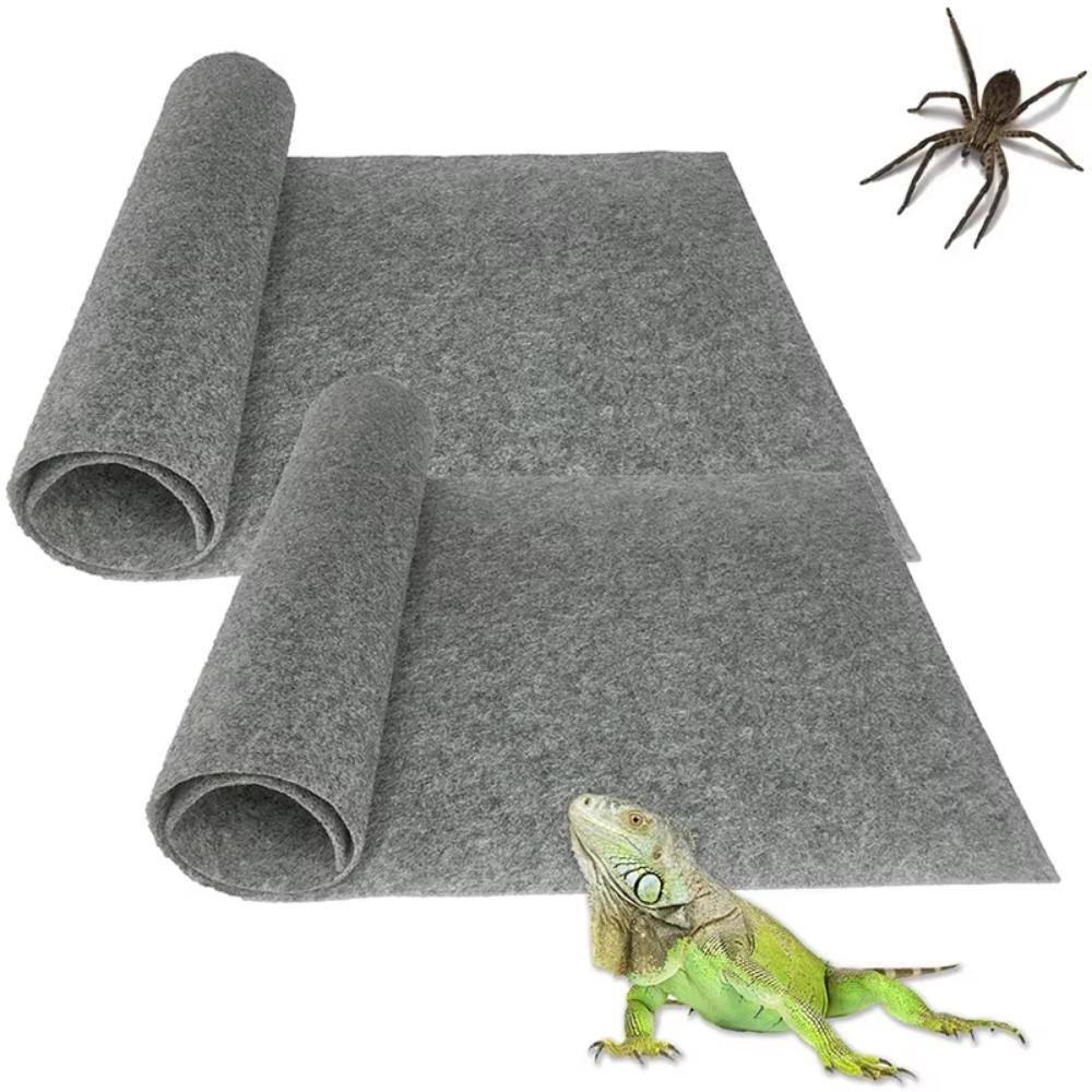 Reptile Carpet Pet Lizard Turtle Snake Horned Frog Bearded Dragon Fish Tank Soft Mat Liner Water-absorbing Moisturizing Carpet