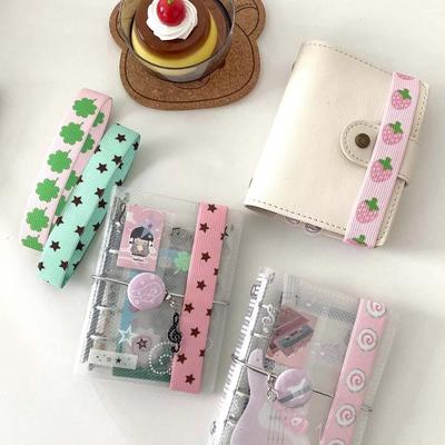 Adjustable Notebook Straps DIY Decoration Loose-leaf Notebook Elastic Strap Cute Star Band Binding Rope