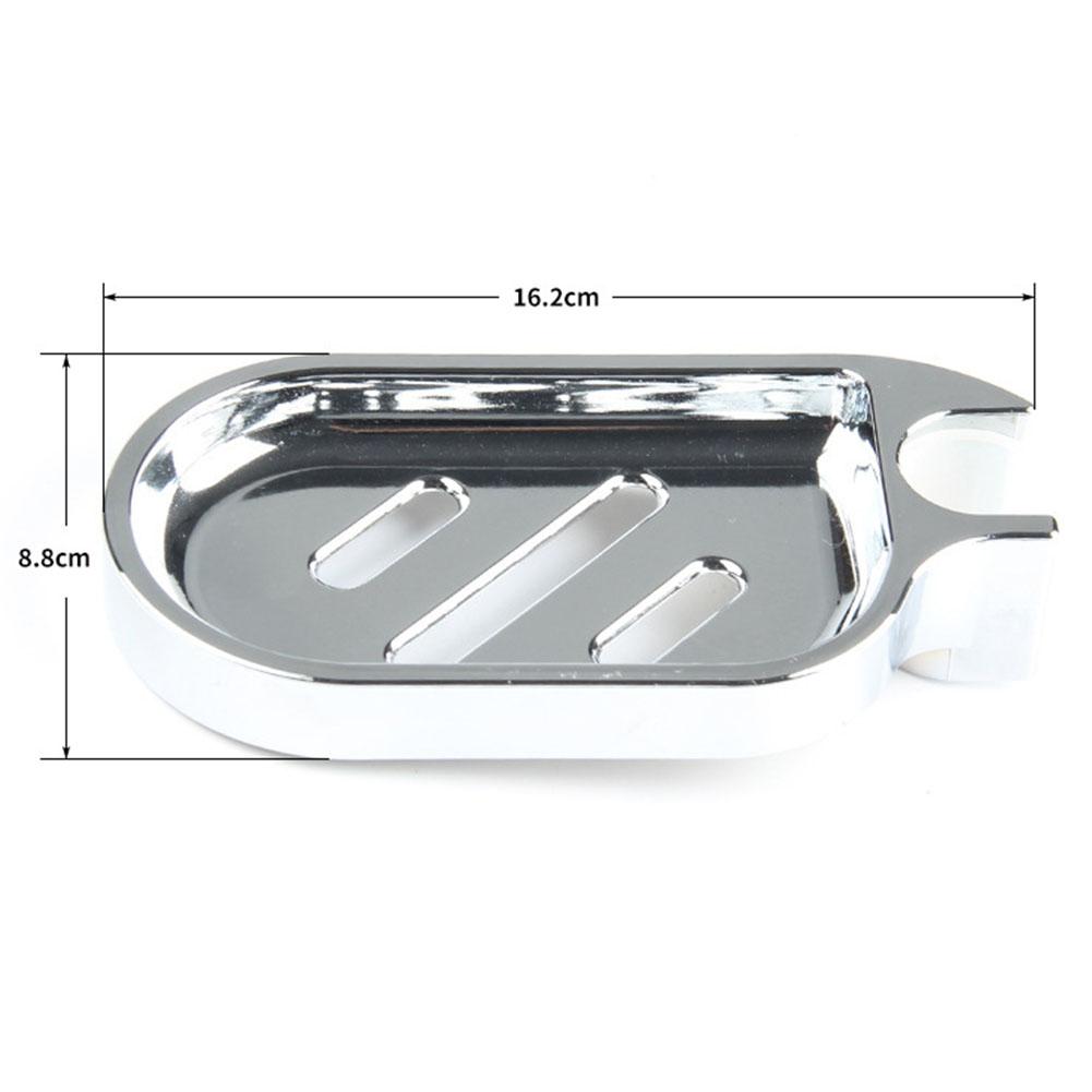 Bathroom Wall Mounted Soap Dish Shower Soap Drain Drain Soap Dish Shower Rod Aperture: 22mm/24mm Two Options Bathroom Hardware