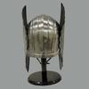 Thor Ragnarok Helmet, Mightu Thor Helmet, Mild Steel Halloween Cosplay Helmet, Ragnarok Movie Helmet with Stand Home & Office Best Gift