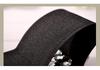 Autumn Winter Women's Rhinestone Elastic Waist Leather Belt with Skirt Decoration and Down Jacket Waistband.