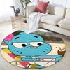 Nicole Watterson pattern round rug,Carpet Rug for Living Room Bedroom Playroom ,Non-slip Floor Mat,Holiday Gifts and Birthday Gifts.
