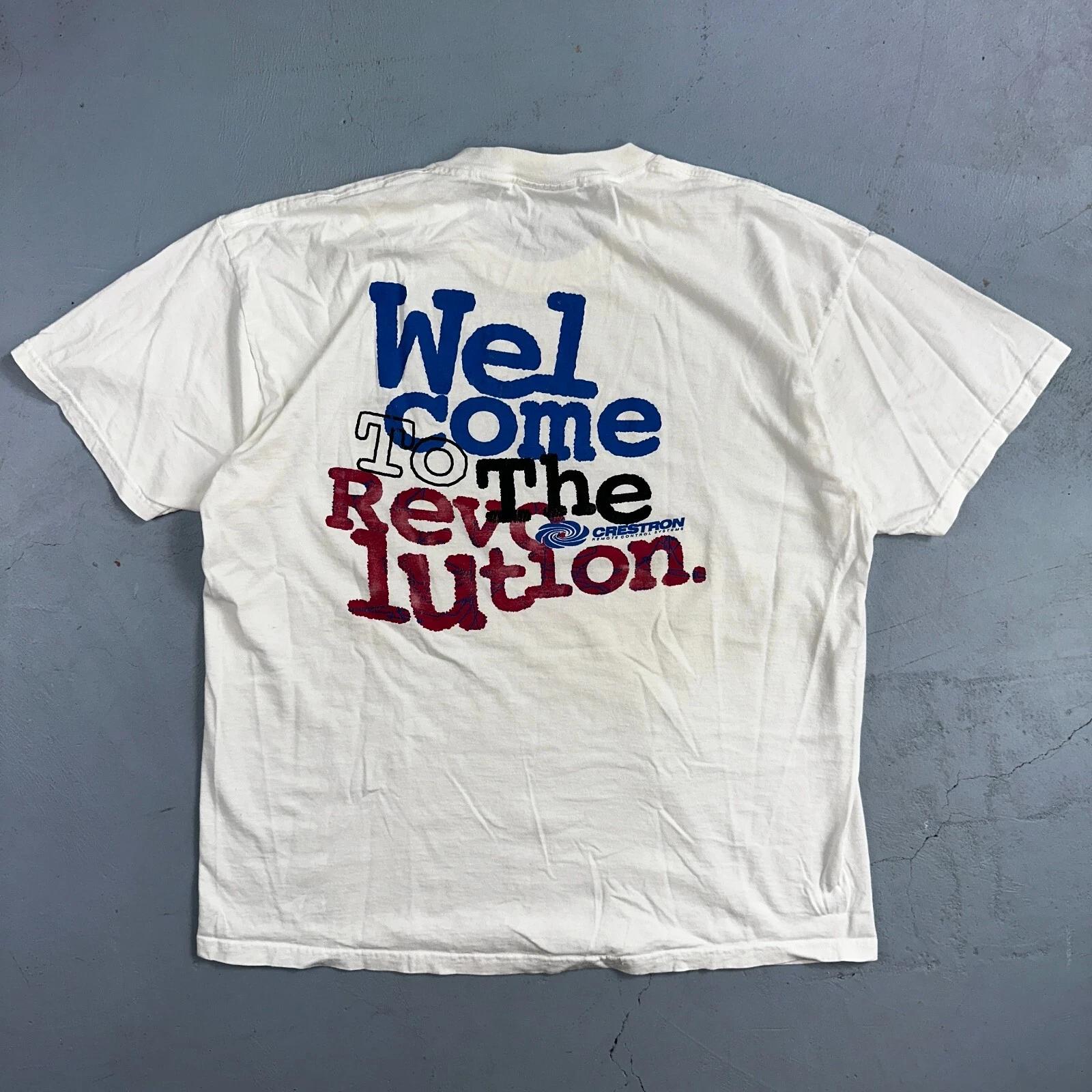 

Crestron Color VTG T Shirt Remote Controller Lee Graphic Music Audio TV Promo S