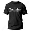 Camiseta Technics Dj Gira-discos Música House Techno Eletrônica Hip Hop Nova Quente Verão Camiseta Moda Casual Street DJ Música