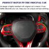 BOYOUS 3PCS ABS Molding Trim Sticker Cover Auto Accessories Interior Decoration for Toyota RAV4 2019 2020 2021 2022 2023 2024 2025, Not Fit Rav4