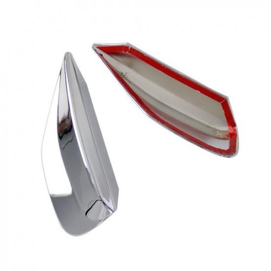 Rear Window Spoiler Side Cover Trim For 2013- Buick Encore Chrome 2pcs