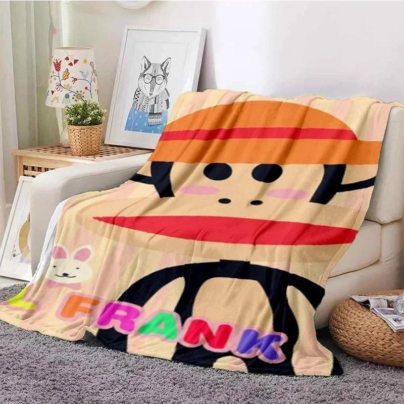 P-Paul Frank Flanell Wohnzimmer, Schlafzimmer, Schlafsofa, Picknick für Kinder, Wärme, Komfort, tragbare Decke, Geburtstagsgeschenk r2