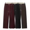 Mom's Stylish Fleece-Lined Winter Pants: Elastic Waist, Straight-Leg, 2025 Style for Mid-Aged and Elderly Women, 50+
