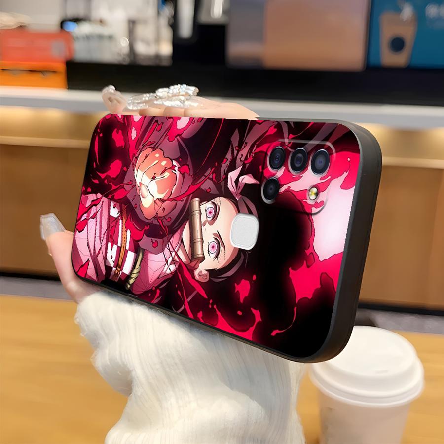 Demons Anime Slayer Soft Back Phone Cover Case for Samsung Galaxy A05 Note 20 Ultra 9 10 A01 A02 A03 A30 A40 A06 A04 A10 A20 A50