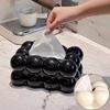 Cloud-Shaped Glossy Plastic Tissue Box, Milky Bubble Design, Modern Home Decor for Living Room, Bedroom, Bathroom, Coffee Table