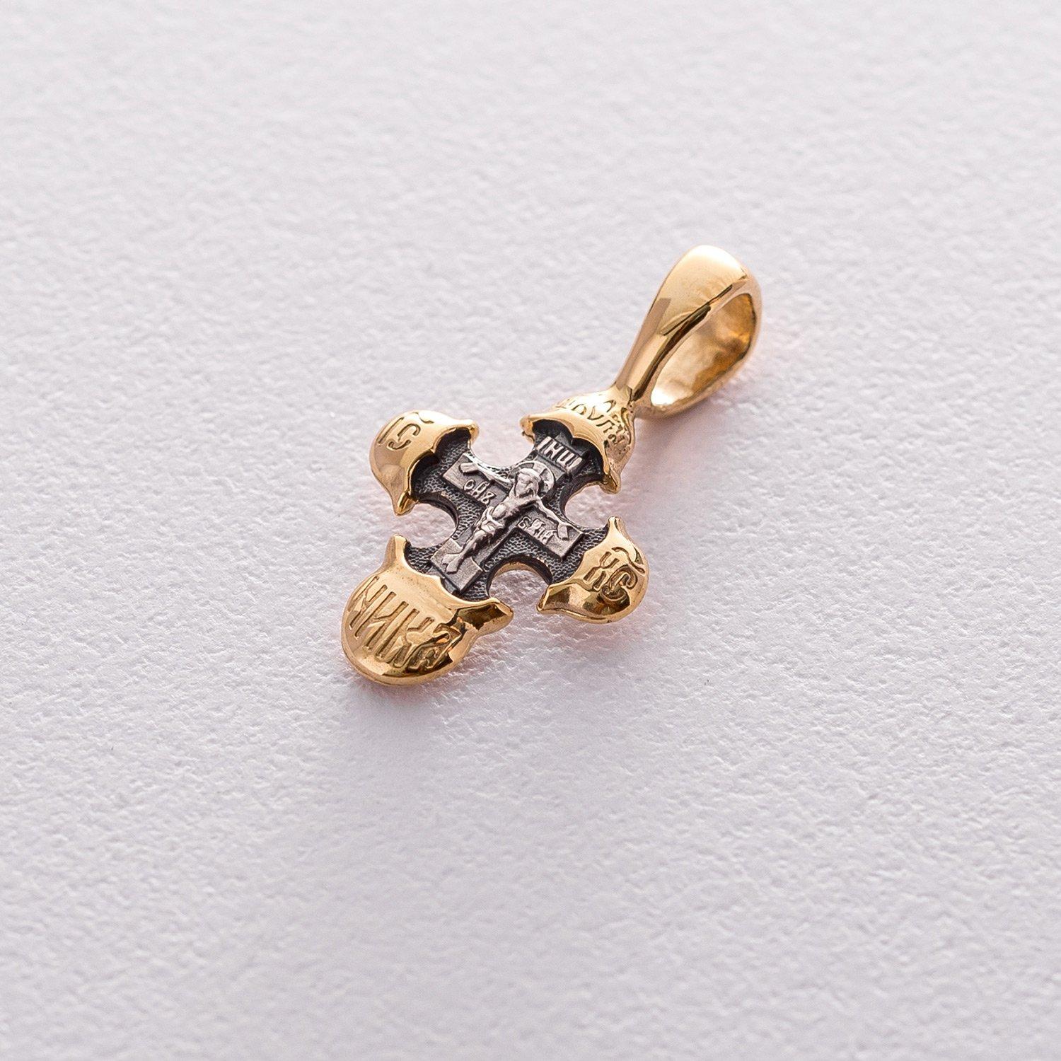 

Православний хрест Розп яття Христове Oniks срібний