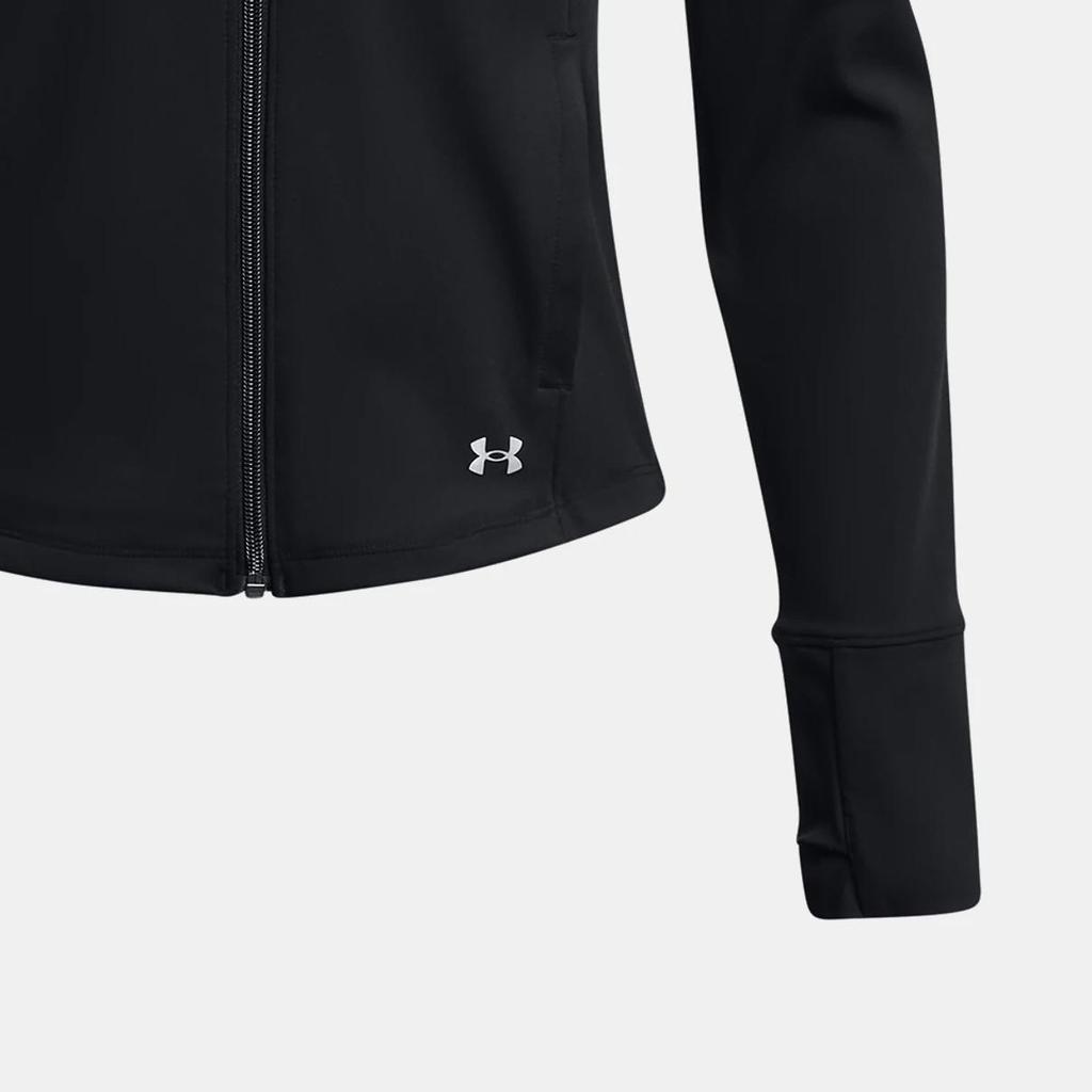 Under Armour Motion Comfortable Fashion Simple Versatile Jacket Women Jacket Black 1383687-001