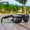 KDEAM Legend Square Sunglasses Polarized Lens For Men Women Outdoor Sports Fishing Mountaineering Sun Glasses With Brand Box 4