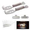 Sport Stainless Boot Bonnet Springs Clips Competition Hood Panel Race Rally Pair Lockrear Bumpers Trunk Lids Spring Pin Kit