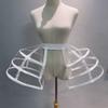 Women's Baroque Pannier Petticoat Victorian Bustle Cage Hoop Skirt Underskirt Crinoline Cosplay Vintage