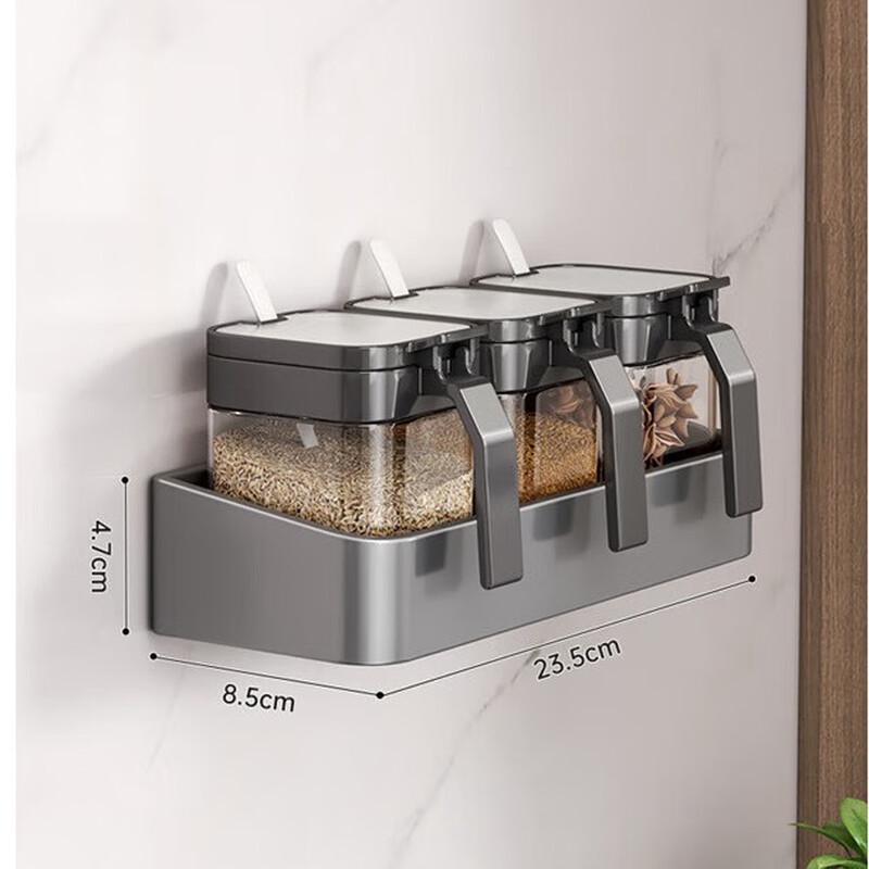 Xuan Yong 6-Piece Spice Jar Storage Rack Set