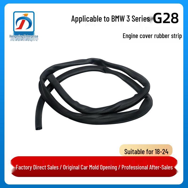 BMW 3 Series G28 (2018-2024) Hood Rubber Seal Strip 330, Front Cover Sealing Strip (Part 51767419379)