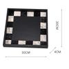 Horsehair Square Trays Living Room Desktop Decoration Tray Entrance Hall Storage Plates Modern Simple Home Decoration Ornaments