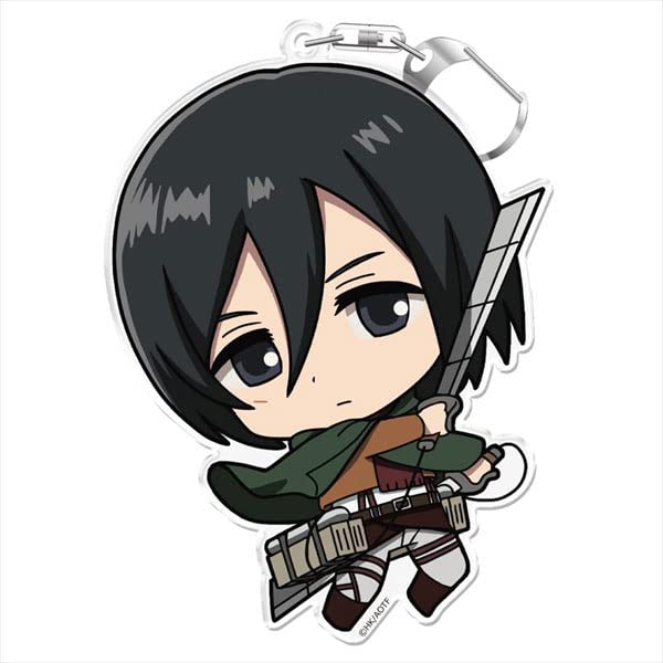 Attack on Titan Stor Akryl Nøkkelring Vol.2 [Mikasa]