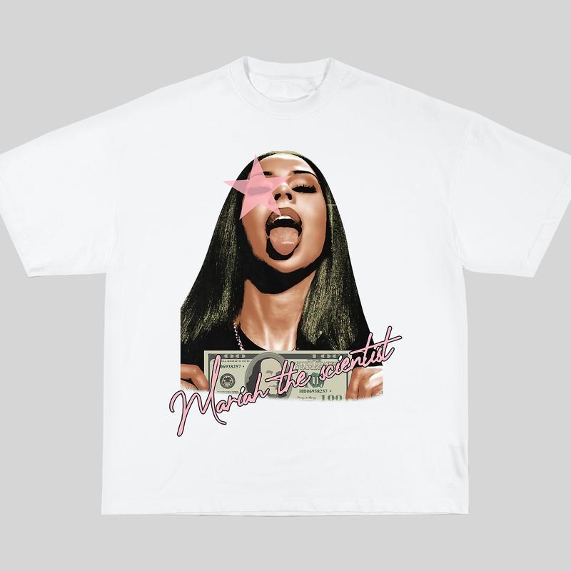 

“Stylish Mariah Science Star Pink T-Shirt Sneaker Match for a Bold Street Look”Unisex T-Shirt S