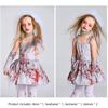 Girls Bloodstained Horror Ghost Bride Cosplay Dress Halloween Parties Costume