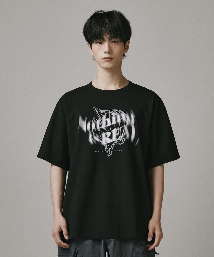 Beodeonteu Nothing Short Sleeve T-Shirt [Black]